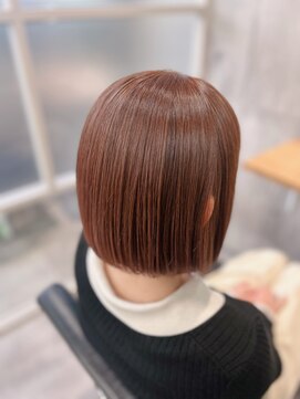 ネウィ 赤羽(newi) ピンクベージュミニボブ☆