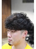メンズスペインカールパーマ