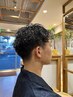 【 小野指名限定 】メンズカット&パーマ #ツイストスパイラルパーマ 