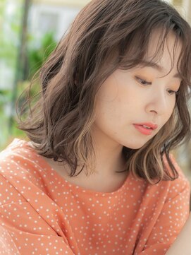 カバーヘア ブリス 上尾西口店(COVER HAIR bliss) ■フレンチカジュアルハイライトふわミディ307-3上尾10代20代