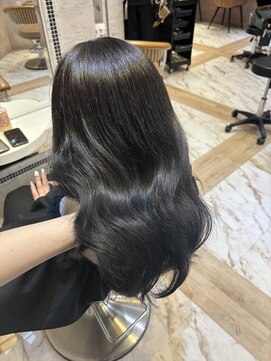 ロンドローズ 名古屋(Lond damaskRose) 顔周り ダブルカラー 名駅 ブリーチ 髪質改善 ボブ 韓国546