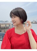 マッシュショート丸みショート梅田ショート