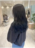 ブルーブラック×グラデーションネイビー◎