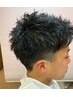 似合わせメンズカット＋クレンジングシャンプー＋眉カット　