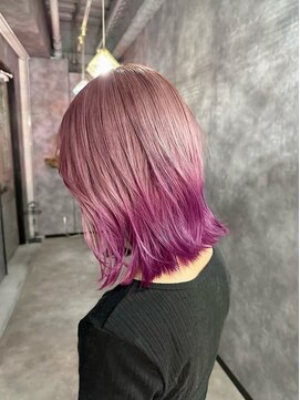 アウン 柏(a un) ブリーチ/ピンク/エンドカラー/髪質改善/完全個室/柏