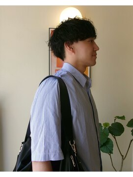 ヒントステーション フォーメンズ(HINTSTATION for Men's) 〈浅草 半個室〉 大人マッシュ/ニュアンスパーマ