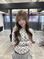 イメチェン/ホワイトブロンド/外ハネボブ/美髪/栄