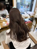 ハピネス 梅田茶屋町店(HAPPINESS)&nbsp;オリーブベージュ オリーブグレージュ 透明感カラー 艶髪