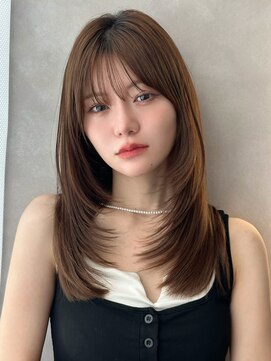 オムニス 表参道(Omnis) 美髪レイヤーカット/顔まわりレイヤー/くびれミディアムレイヤー