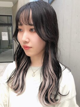 ピープスアンドスー 表参道 渋谷(Peeps&Suu.) 染めないインナーカラー シールエクステ インナーエクステ