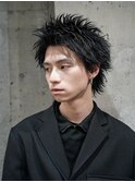 スパイキーショートアップバングショートスパイキーウルフ