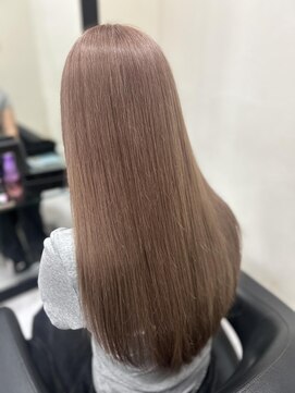 ウェーブス 大宮西口店(wave's) レディース/ブリーチカラー/ピンクベージュ/上村