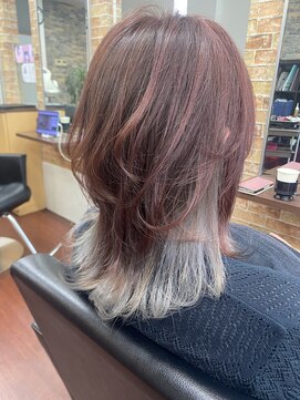 ルッカヘアガーデン 鶴ヶ島店 ウルフカット