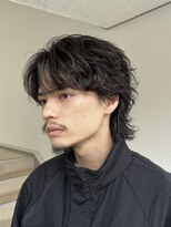 ラヴィズムバイフィフス(LUVISM by fifth) シャドウパーマミディアムウルフパーマ新潟メンズパーマ