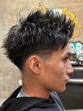 ブリーチ 静岡店(BLEACHi) テーパーフェードスパイキーショート