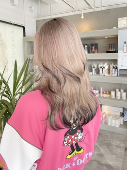 リトバイプティパ(Lit by petit-pas)の写真/【ケアブリーチ】でダメージを抑えながら上質なブリーチカラーが叶う!透明感×抜け感のある最旬styleへ☆