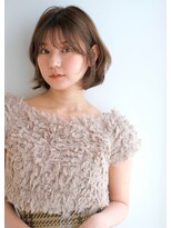 トリッカ シブヤ(TRICCA SHIBUYA)&nbsp;内巻きボブ/透け前髪/暗髪ブラウン/艶トリートメント