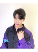 清潔感メンズカット/シースルーフェザーパーマ/アイブロー