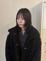 カノエ 山口矢原店(canoe)&nbsp;ショコラブラウン×レイヤーカット