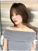 【大重】韓国風くびれボブ/レイヤー/新宿前髪/髪質改善/縮毛矯正