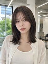 レス(Les.)&nbsp;くびれヘアミディアムオリーブブラウン