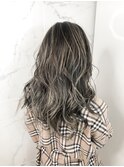 アッシュカラー×ハイライト
