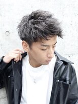 フィフス(fifth) ショートレイヤー ツーブロック くせ毛風パーマ アップバング 66