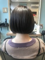 ヘアー ギャラリー ルピ(hair gallery Rupi) ミニボブ×黒髪×ナチュラル【発寒中央/発寒】