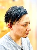 【ハードテイスト】　ツーブロックツイストパーマ