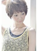 ミルクティーベージュひし形大人可愛い20代30代40代50代カット