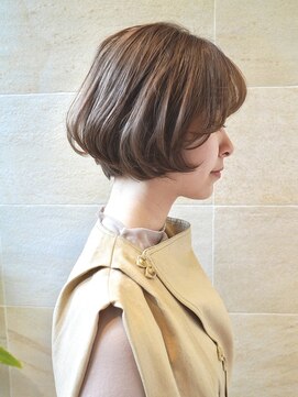 ビュートリアム265(BEAUTRIUM 265) ミニボブ/大人ボブ/ショートボブ/アッシュベージュ/シースルー