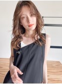 【unami】ゆるふわミディアム×ウェーブパーマ　澤田杏奈
