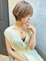 20代30代40代50代/丸みショート/クビレ/前髪あり/表参道