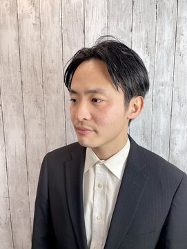 ビューティドレッセヤマノ 池袋パルコ(Beauty Dresse YAMANO) 【MEN'S HAIR】【ソフトツーブロック】センターパートショート