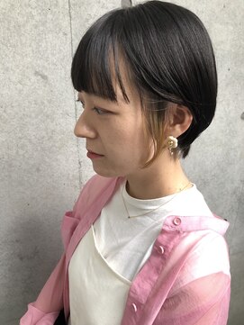 メロン 恵比寿(MERON) [佐野] イヤリングカラーショート　[20代30代40代50代][恵比寿]