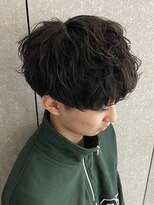 ニアウ 太田店(Niau)&nbsp;メンズナチュラルマッシュナチュラルパーマソフトシャドウ