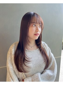 バイオレット 横浜店(Violet) ぱっつん前髪ロングハイレイヤー　AY_01