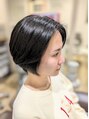 ももいろかぶとむし ショートスタイルが得意。乾かしただけでまとまるスタイルに!