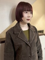 ソイ コンク 下北沢(soi conc)&nbsp;ブリーチなしダブルカラー/ボルドーカラー/bob_下北沢