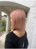 イメチェン/ホワイトブロンド/外ハネボブ/美髪/草津/南草津