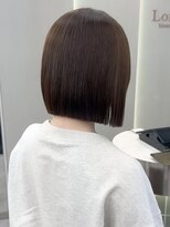 ロンド ブランシュ 錦糸町北口(Lond blanche)&nbsp;イメチェン外ハネボブ美髪ワイドバングミディアム縮毛矯正ボブ