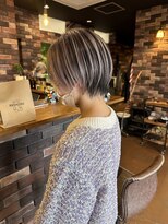 レオクマ(REOKUMA)&nbsp;シャドールーツ/バレイヤージュ/外国人風/デザインカラー