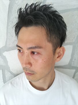 ヨシザワインク バンダイ(YOSHIZAWA Inc. BANDAI) 新発田万代メンズ専門バーバースパイキーショートビジネスお洒落