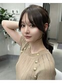 韓国レイヤーウェーブヘア髪質改善ワンホン銀座