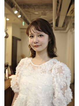 フェイバリットガーデン(favorite garden) 20代30代40代グレージュイメチェン小顔レイヤーボブ