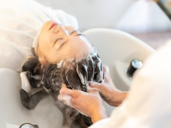 メリーランド 日吉(MerryLand)の写真/美髪ヘアエステ×フルフラットのシャンプー台＊お肌診断＆ドリンク無料。月に１度の贅沢ケア♪日吉