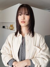 チトセ 遠石(CHITOSE) レイヤーカット×寒色ブラウン