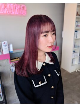 アンゼロ(UNZELO) ダブルカラー：ローズマゼンタ