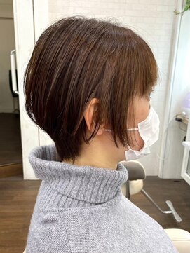 ヘアアンドビューティ ガーデン ベルモール店(HAIR AND BEAUTY GARDEN) 宇都宮ショートボブマッシュボブ白髪ぼかしショートカット30代