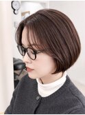 『30～50代』ショート　ボブ　ショートヘア　白髪ぼかし　215